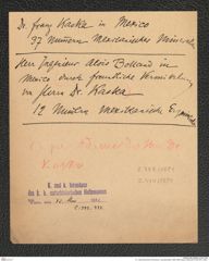 k.k. naturhistorisches Hofmuseum, Intendanzakten 1885-1896 (Hauer), Aktenzahl Z.334/1891, Seite 1